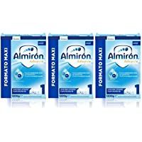 Almirón Advance 1 - Leche en polvo para Bebé- a partir del Primer Día- Pack de 3x1.2kg